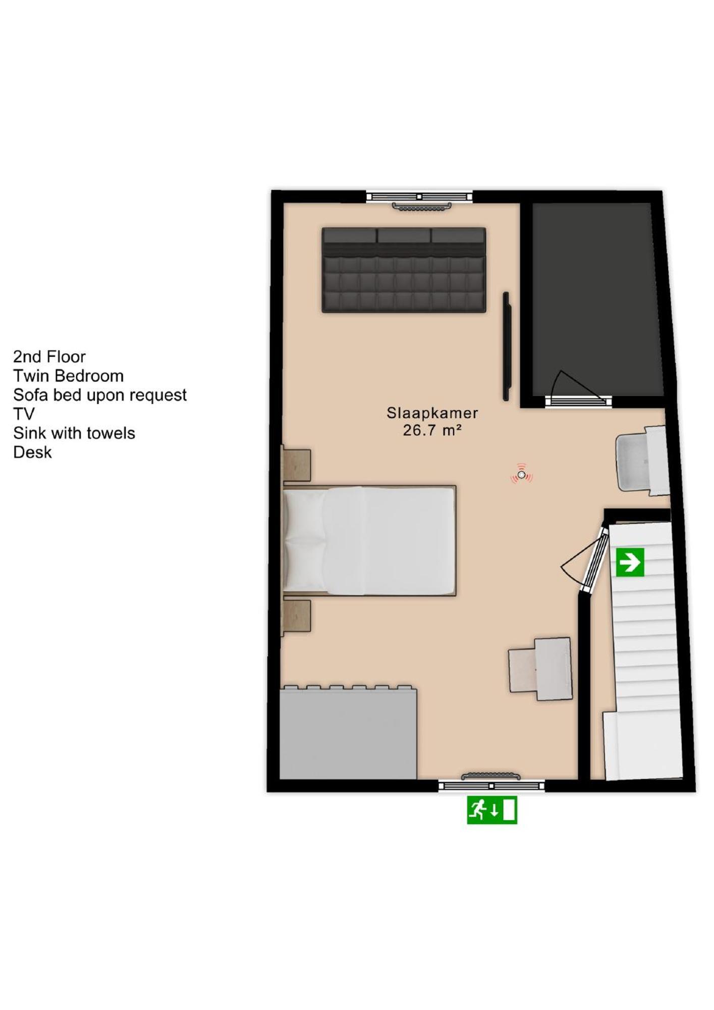 Guesthouse Gillis7 Μπριζ Δωμάτιο φωτογραφία